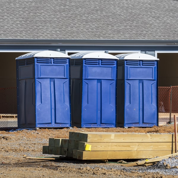 is there a specific order in which to place multiple porta potties in Pierson MI